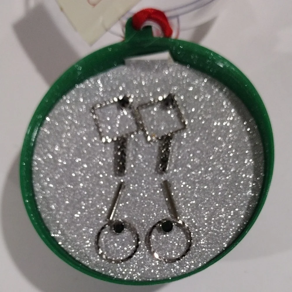 MACY'S Silver Minimalist Geometric shapes Earrings - Women's Fashion Jewelry